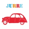 Geboortekaartje-auto-rood