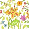 geboortekaart bloemen voor