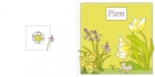 Geboortekaartje bloemen-baby buiten