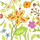 geboortekaart bloemen voor