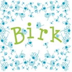 Geboortekaartje letters2 blauw