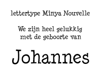 font Minya Nouvelle