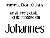 font Dream Orphans