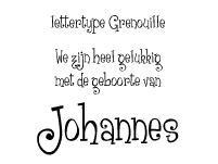 font Grenouille