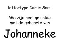 font Comic Sans